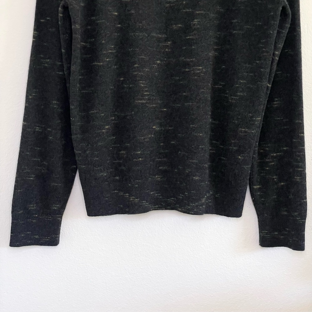 Club Monaco Cashmere Sweater Pullover Hoodie Charcoal Medium - Picture 6 of 13